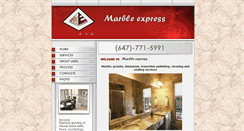 Desktop Screenshot of marblexpress.ca